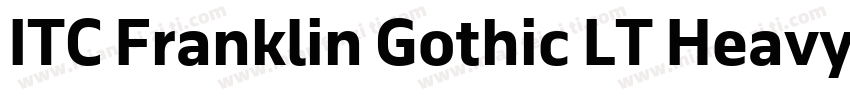 ITC Franklin Gothic LT Heavy Italic字体转换